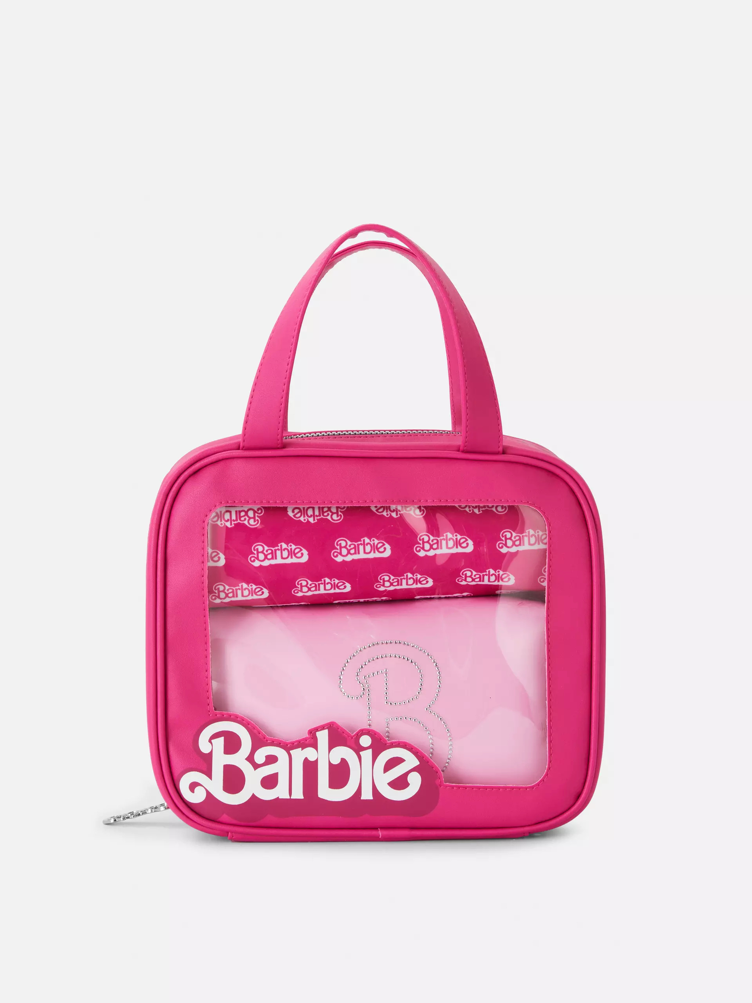 Barbie 2023 Barbie the Movie Merchandise Primark 3 in 1 Makeup Bag -