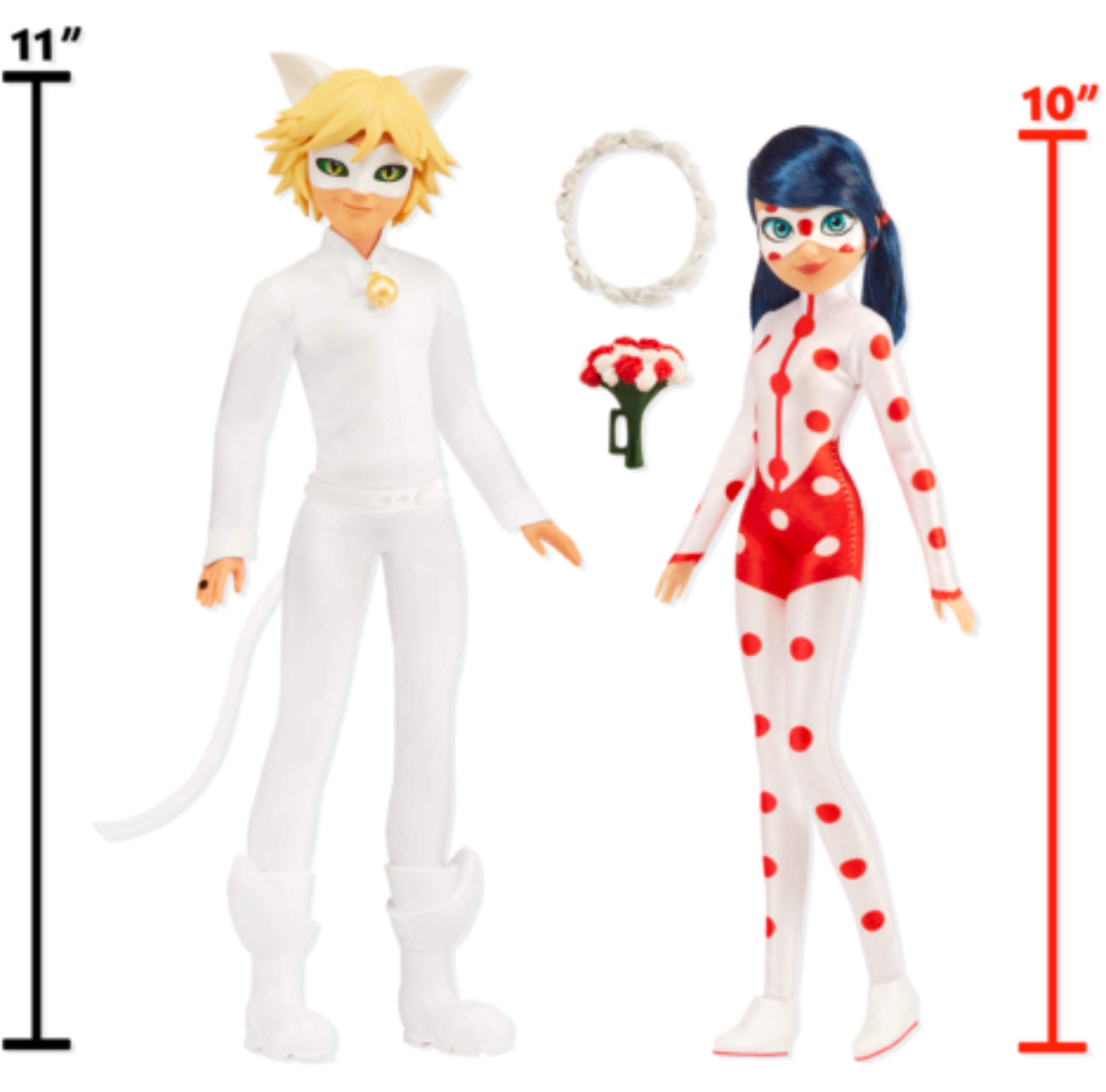 Miraculous Ladybug & Cat Noir Doll 2 Pack