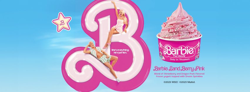 Pinkberry Dazzles in Pink for Barbie The Movie and New Limited Time Frozen  Yogurt