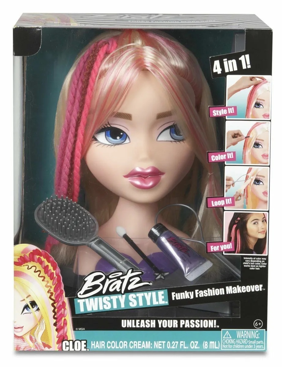 BRATZ Cloe Passion 4 fashion Funky Fashion Makeover Create hot new  hairstyles 035051410935 on eBid United Kingdom