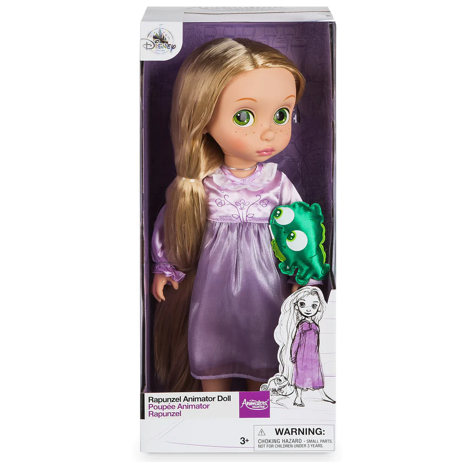 Disney Store Animators' Collection Rapunzel Water Bottle with Built-In Straw