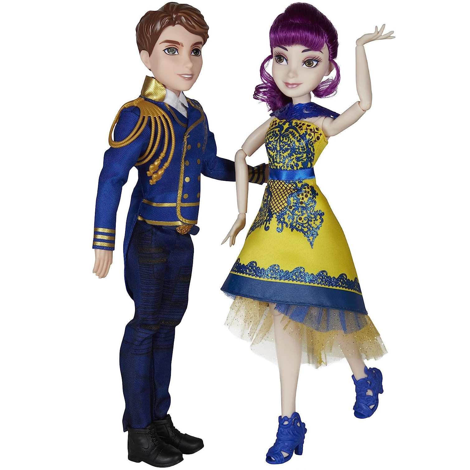 Mal and Ben Royal Cotillion Couple Doll Set – Descendants 2