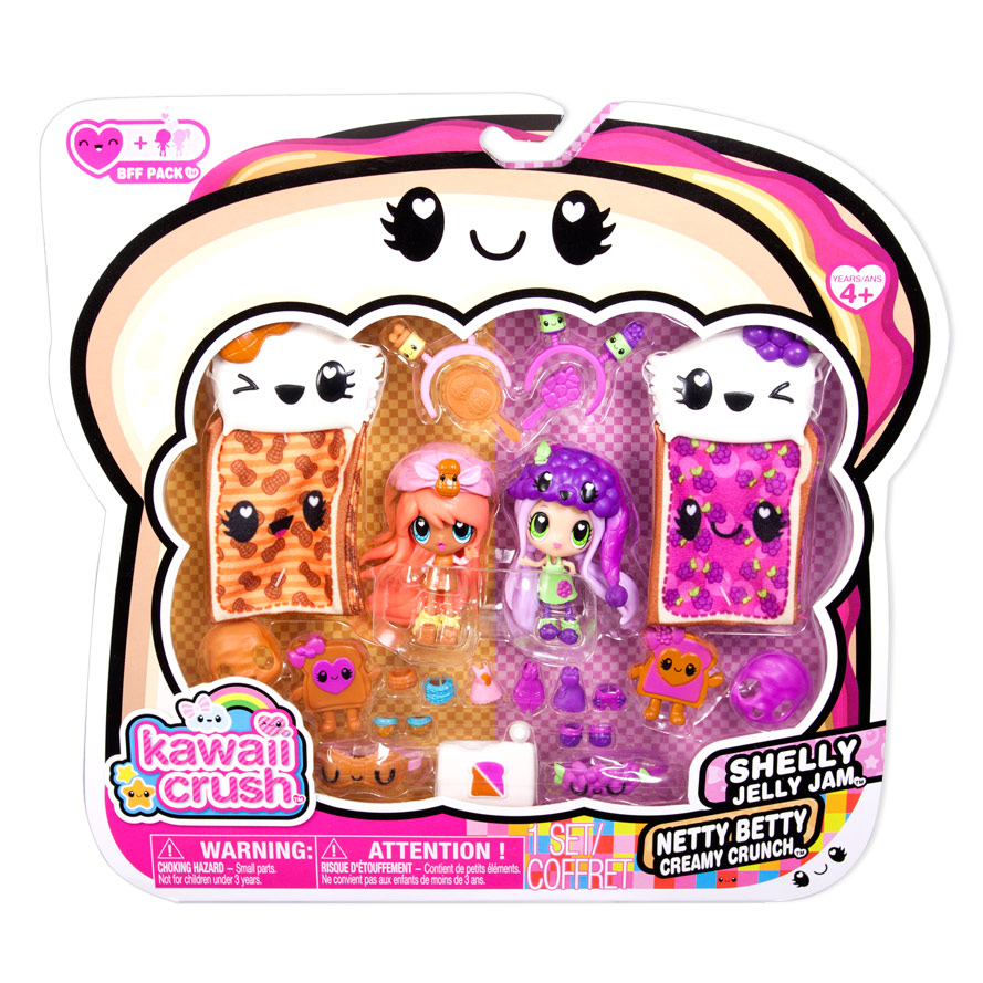 Kawaii Crush PB and J Slumber Party Pack Netty Betty Creamy Crunch -