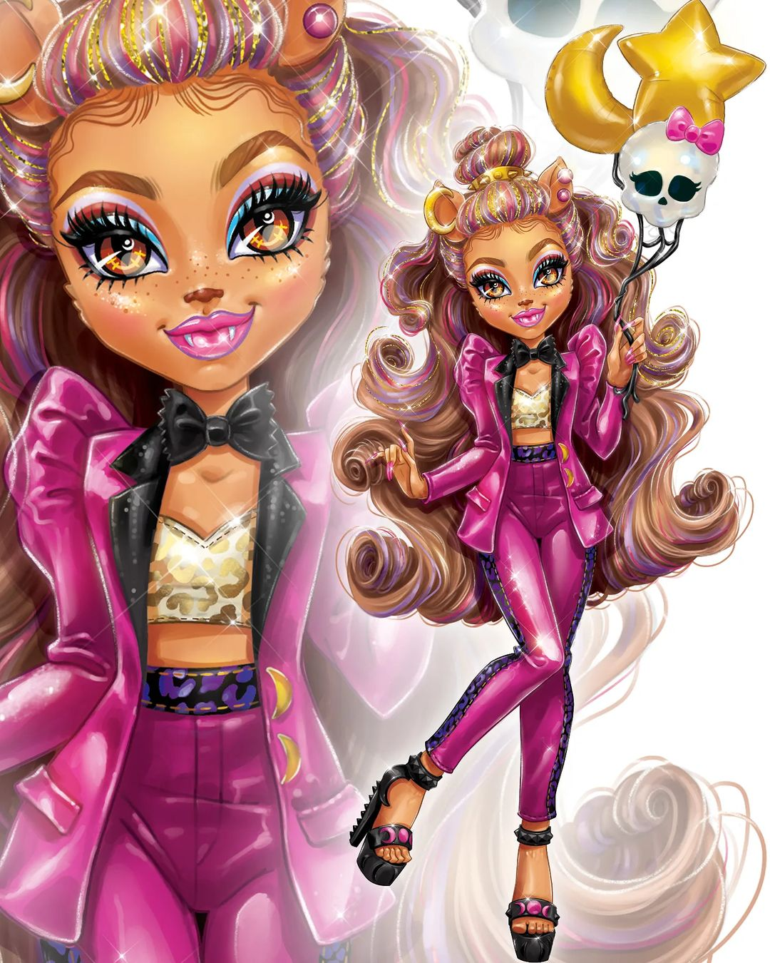 Monster High Clawdeen Wolf Fashion Doll In Monster Ball Party