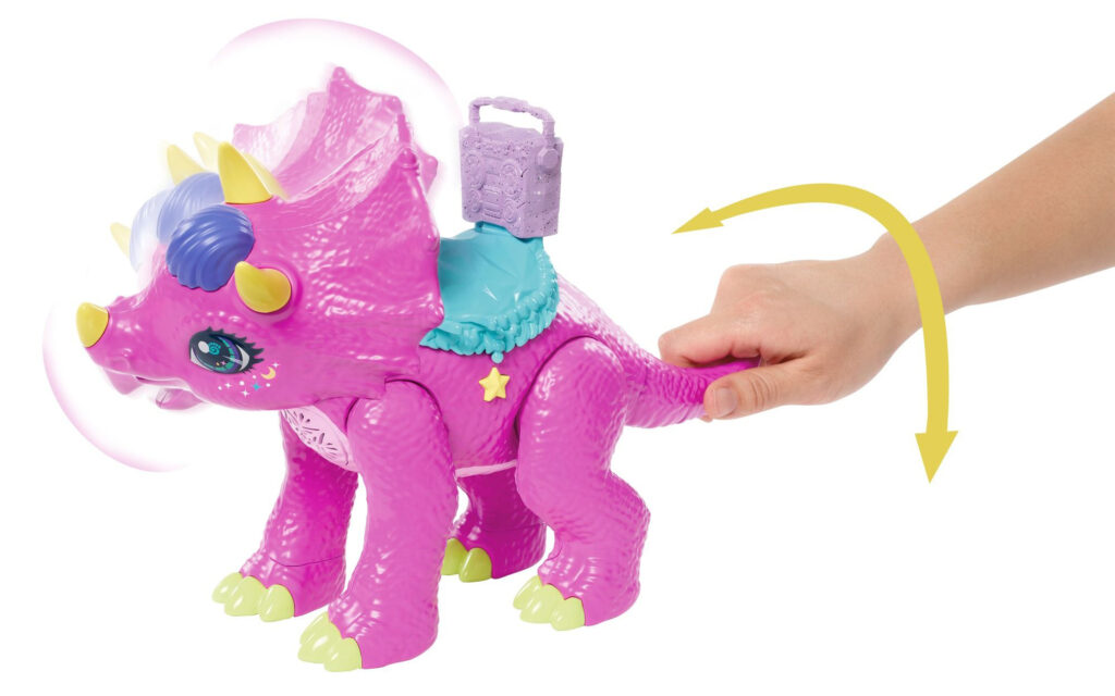 Cave Club Emberly Dino Rockin' Party Doll - 10-Inch Posable Fashion Doll With Pink Hair & 10 Accessories