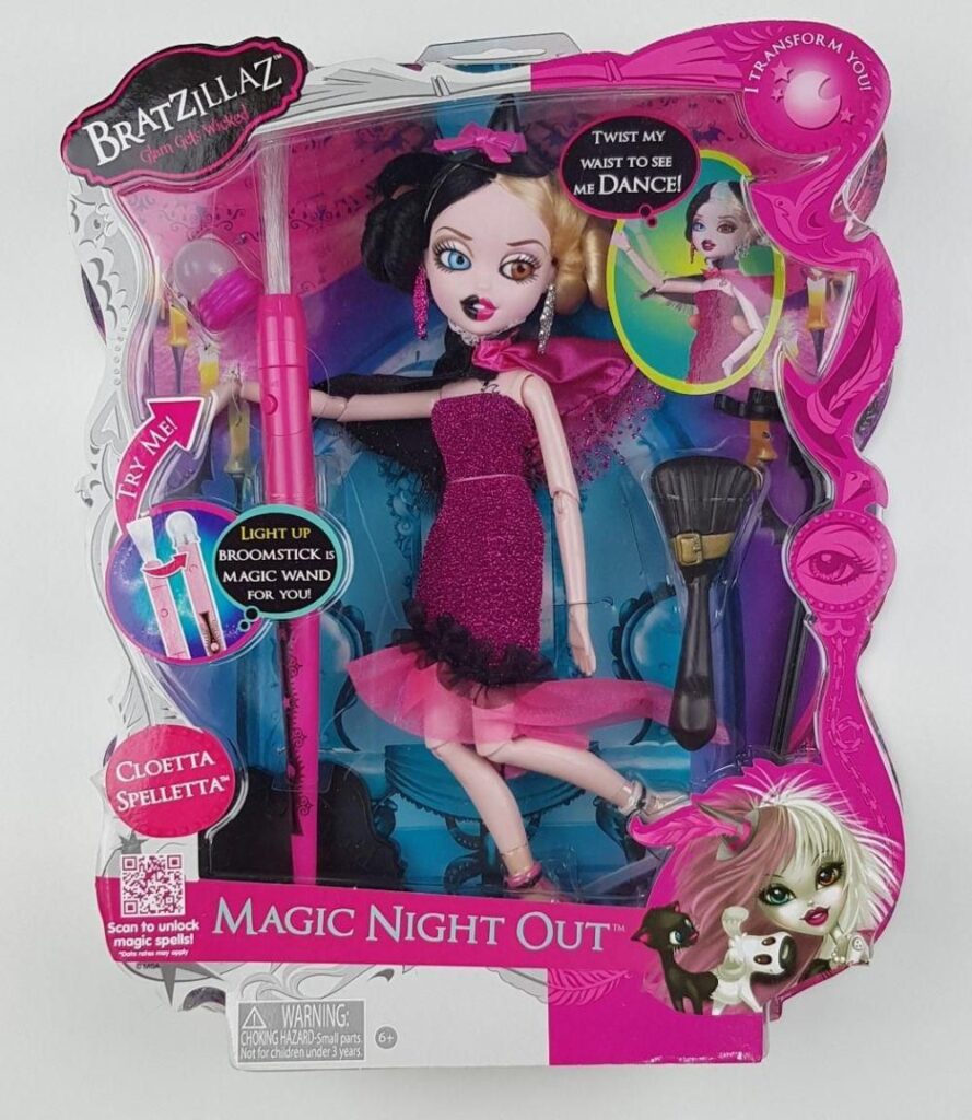 MGA Bratz Bratzillaz Cloetta Spelletta Glam Gets Wicked Doll With Outfit &  Brush