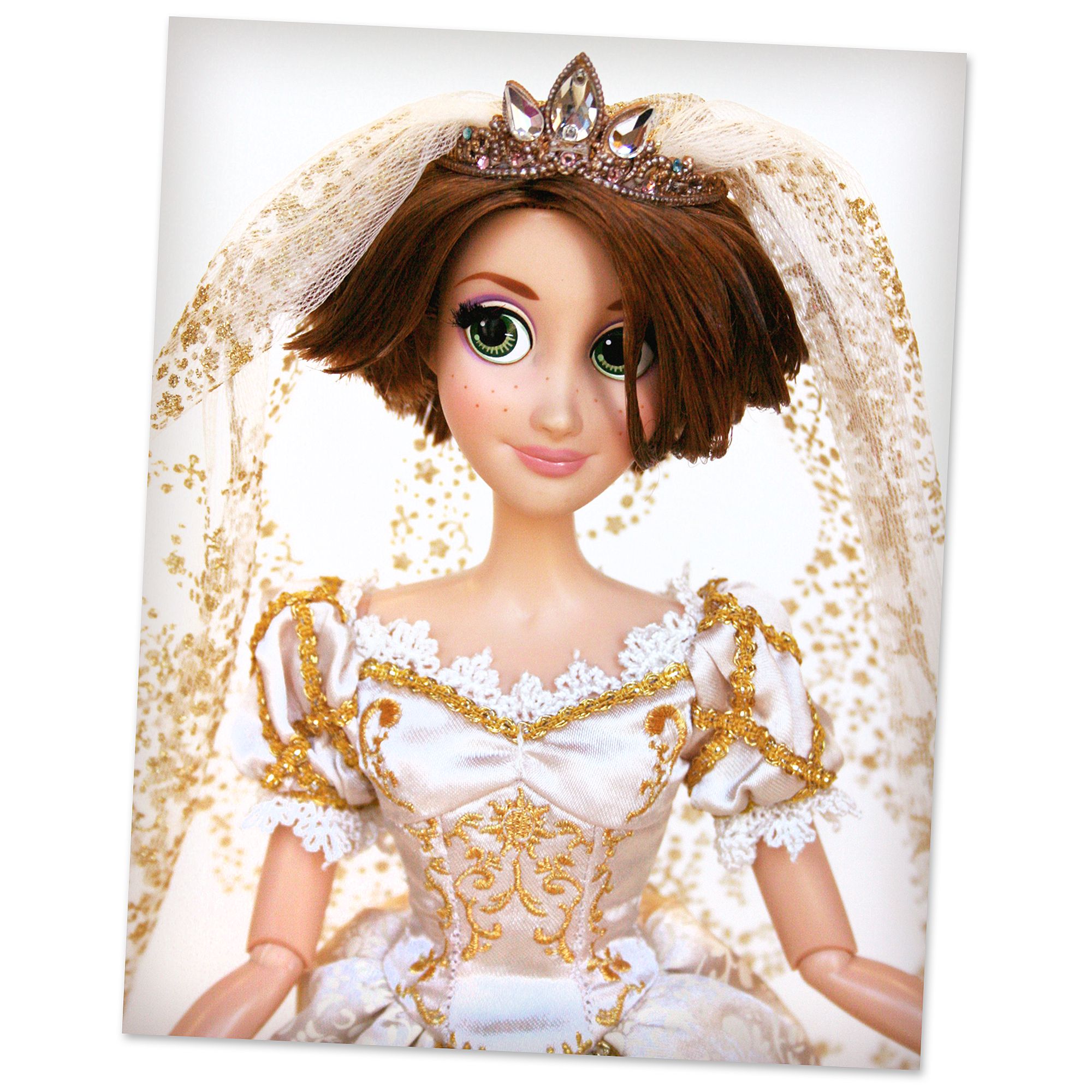 Limited Edition 17'' Rapunzel Wedding Doll - In Natural Li…