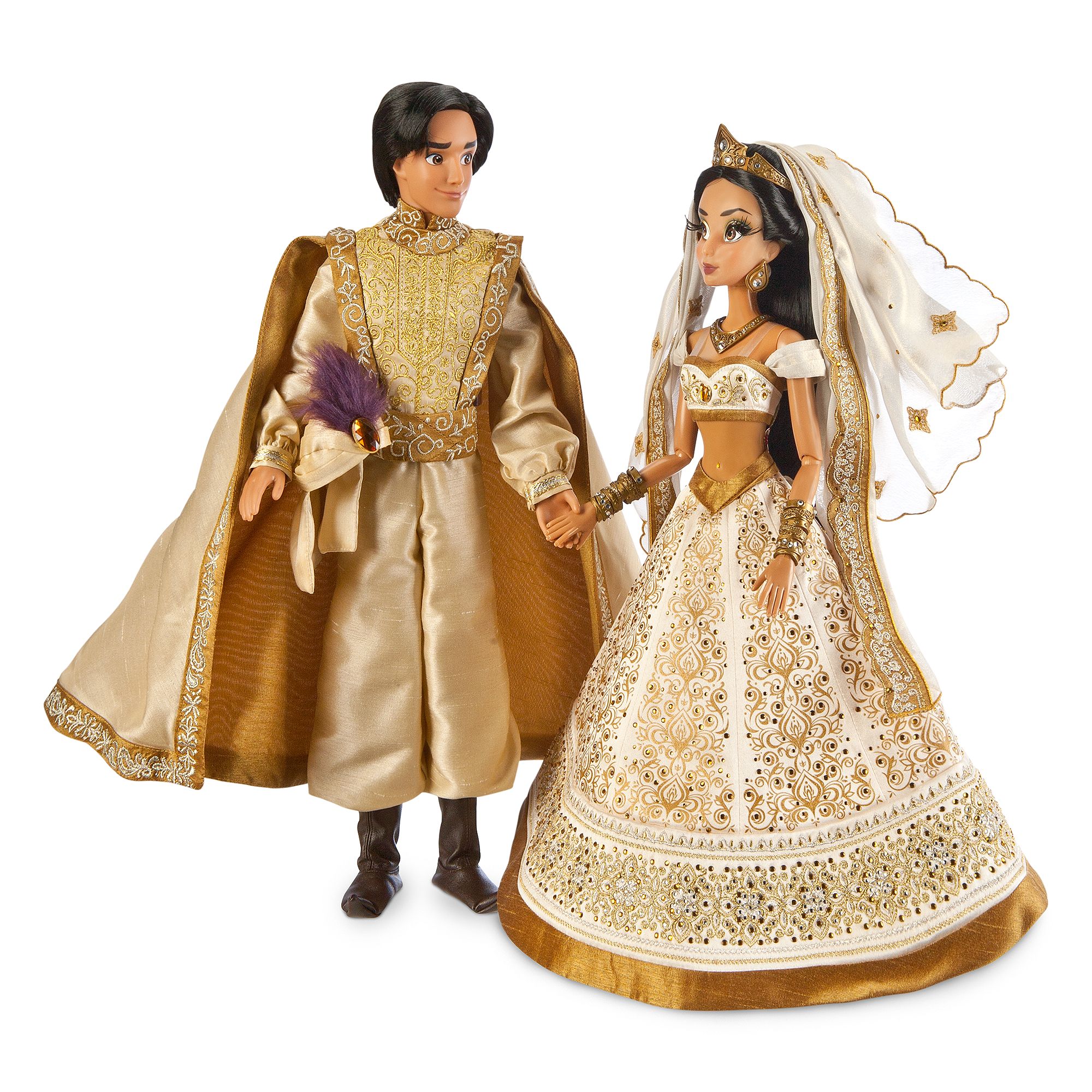 Disney Limited Edition Aladdin Wedding Doll Set