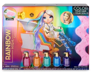 Rainbow high hair studio.