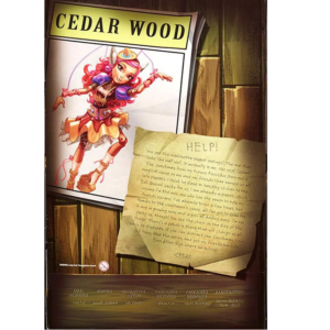 cedar wood ever after high card