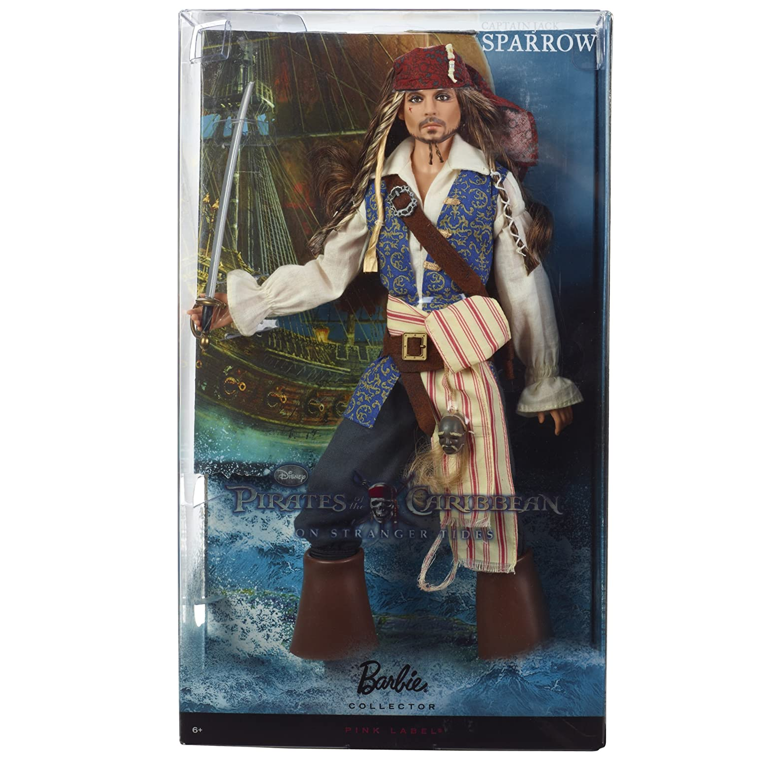 Selling Pirates of the Caribbean Jack Sparrow Barbie