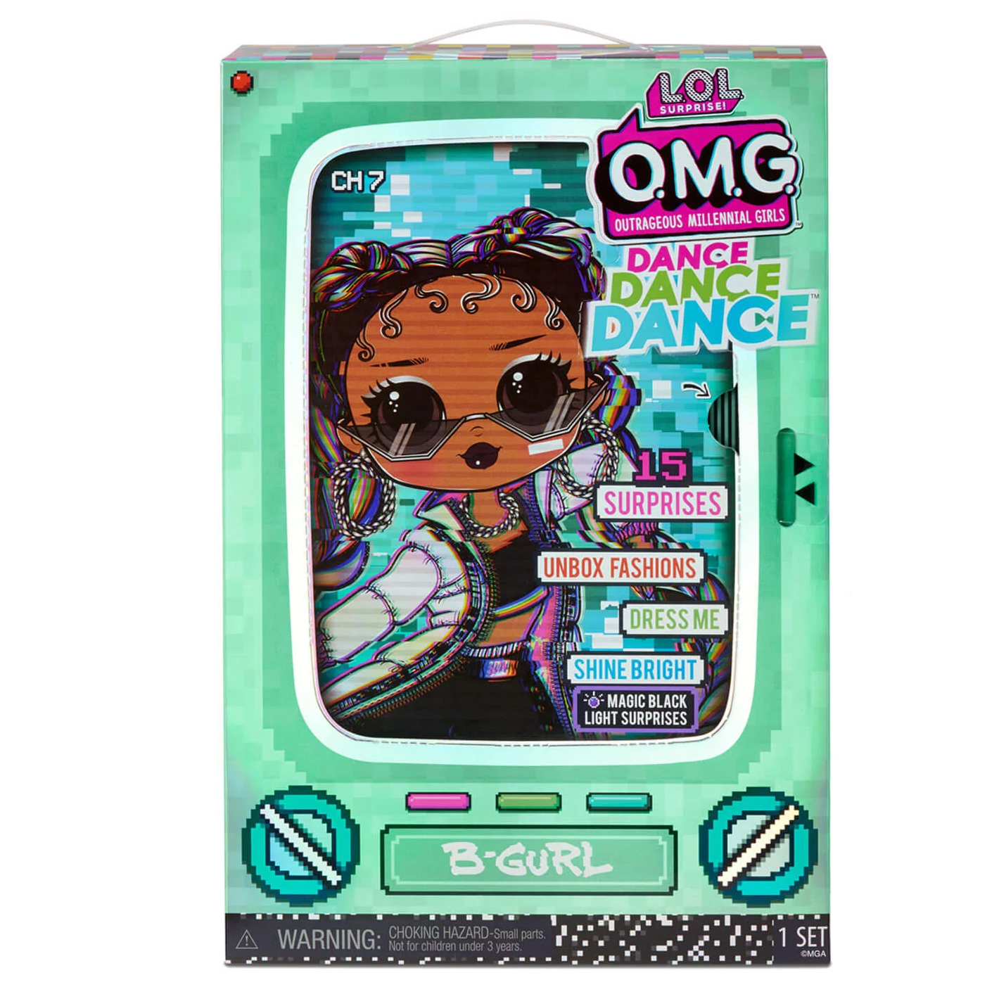 Lol Surprise OMG Dance Dance Dance B-Gurl Fashion Doll with 15 Surprises