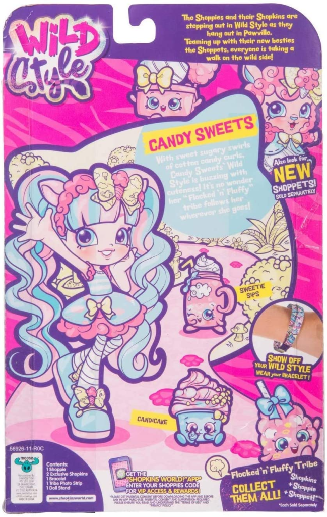 Shopkins Shoppies Wild Style Candy Sweets