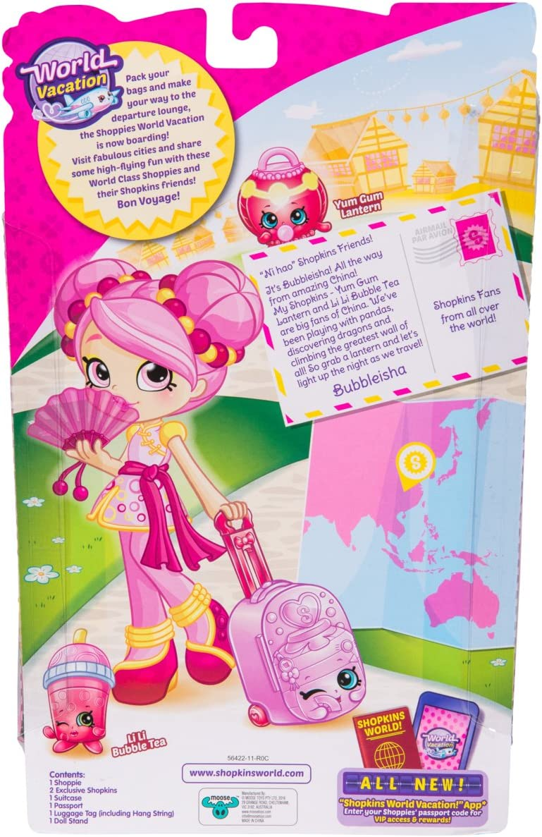 Shopkins Shoppies World Vacation Bubbleisha