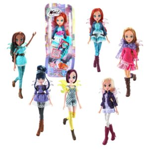 Witty Toys Winx Club Friends Forever Flora Fate Barbie Doll Toy figure  Mattel