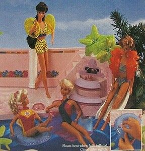 Barbie fountain pool cheap 1993