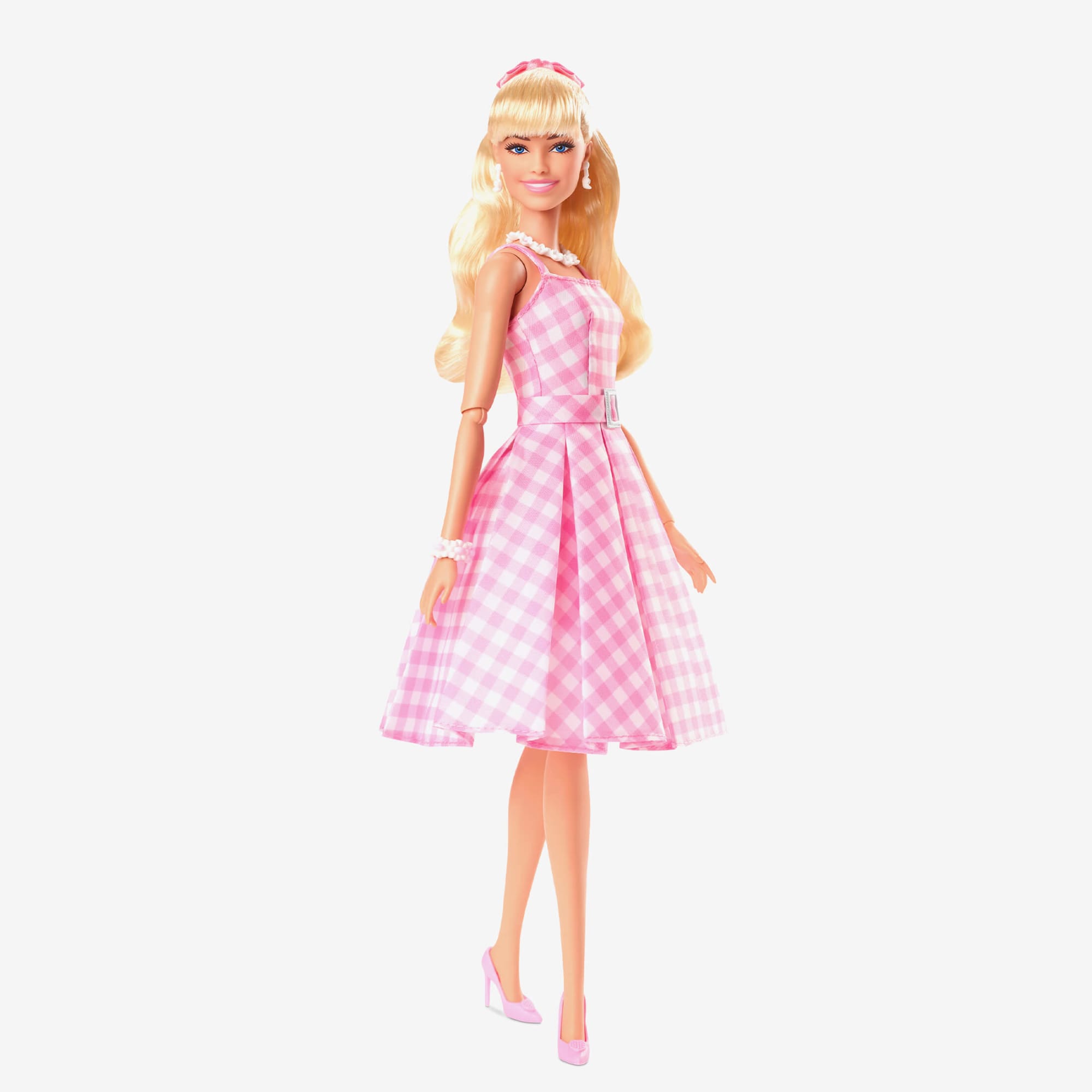 Barbie 2023 Barbie the Movie Barbie Pink Gingham Dress