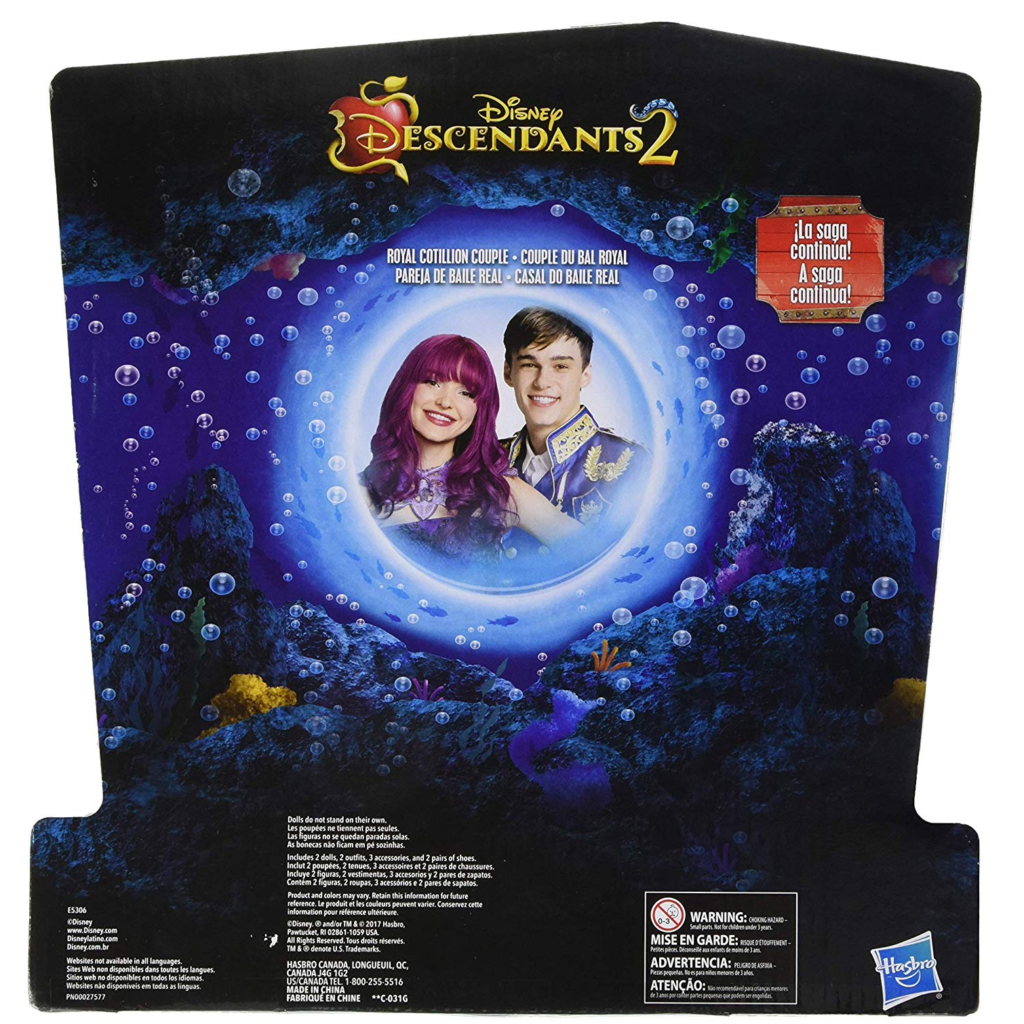 Disney Descendants 2 Royal Cotillion 2 Pack Mal