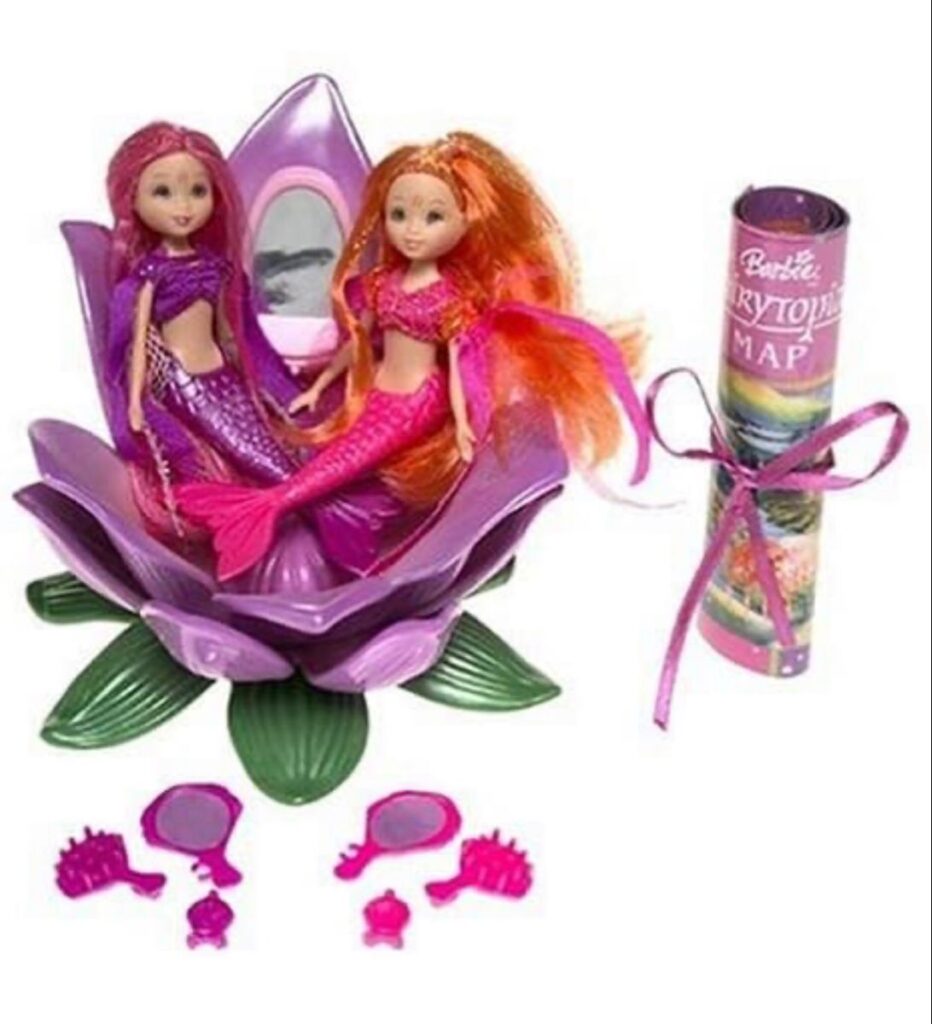 Barbie 2004 Fairytopia Petal Pixies Mermaids Heavenlee Pink -