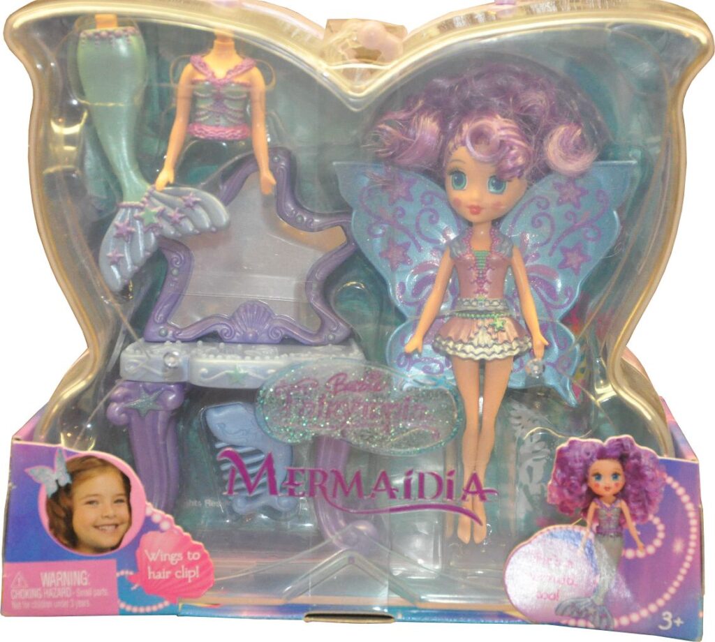 Barbie 2006 Fairytopia Mermaidia Seabutterfly Purple -
