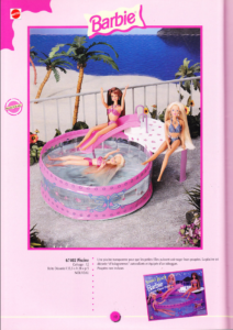 Barbie swimming 2024 pool 90s