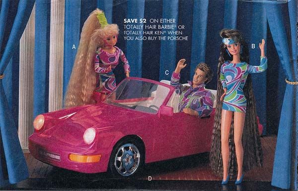 Barbie 1992 Totally Hair Barbie Blonde