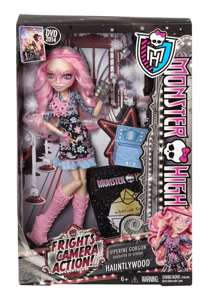 Monster High Generation 1 Frights Camera Action Hauntlywood Viperine ...