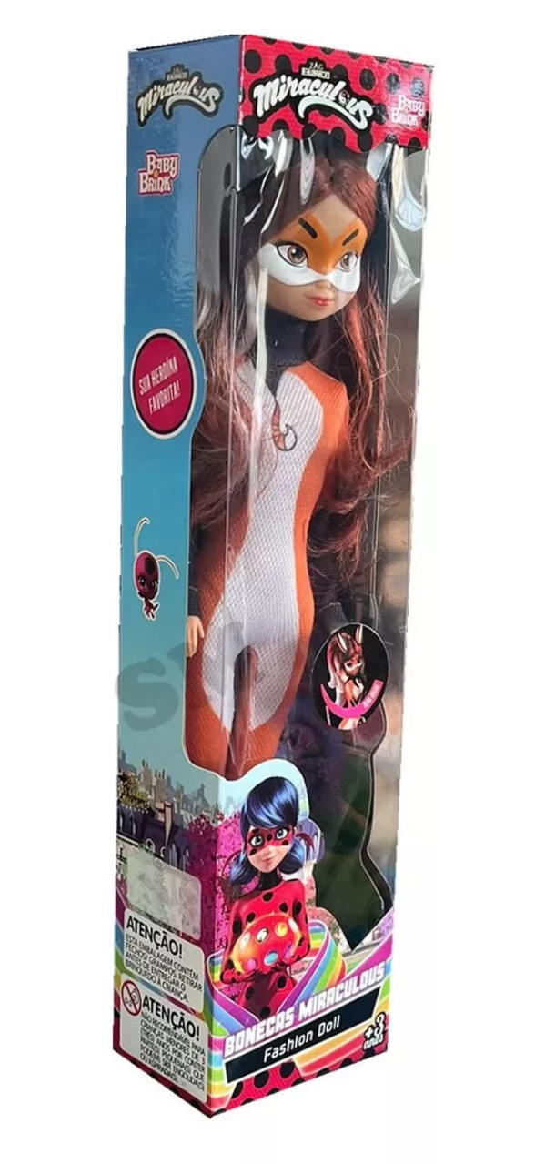Boneca Rena Rouge Miraculous Fashion Doll 30 cm Baby Brink - ZOOM  BRINQUEDOS E PRESENTES
