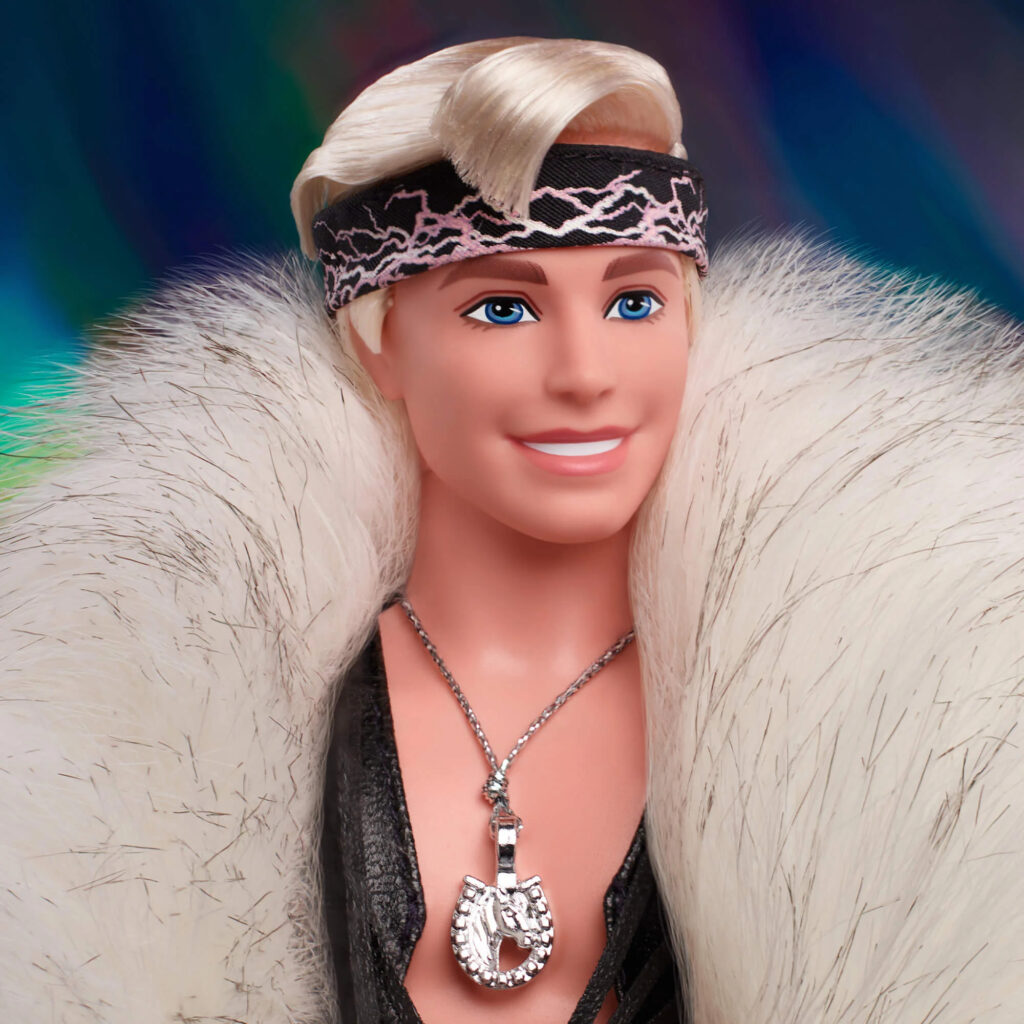 Barbie 2023 Barbie the Movie Ken Faux Fur Coat