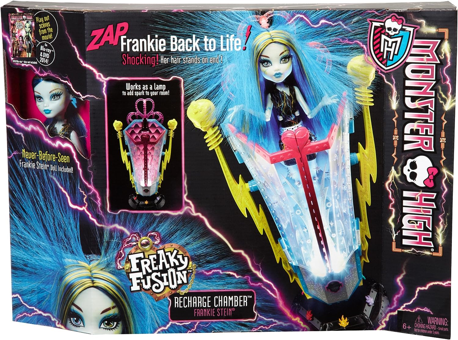 Monster High Generation 1 Freaky Fusion Recharge Chamber Frankie Stein