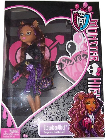 Monster High Sweet 1600 Clawdeen Wolf Doll