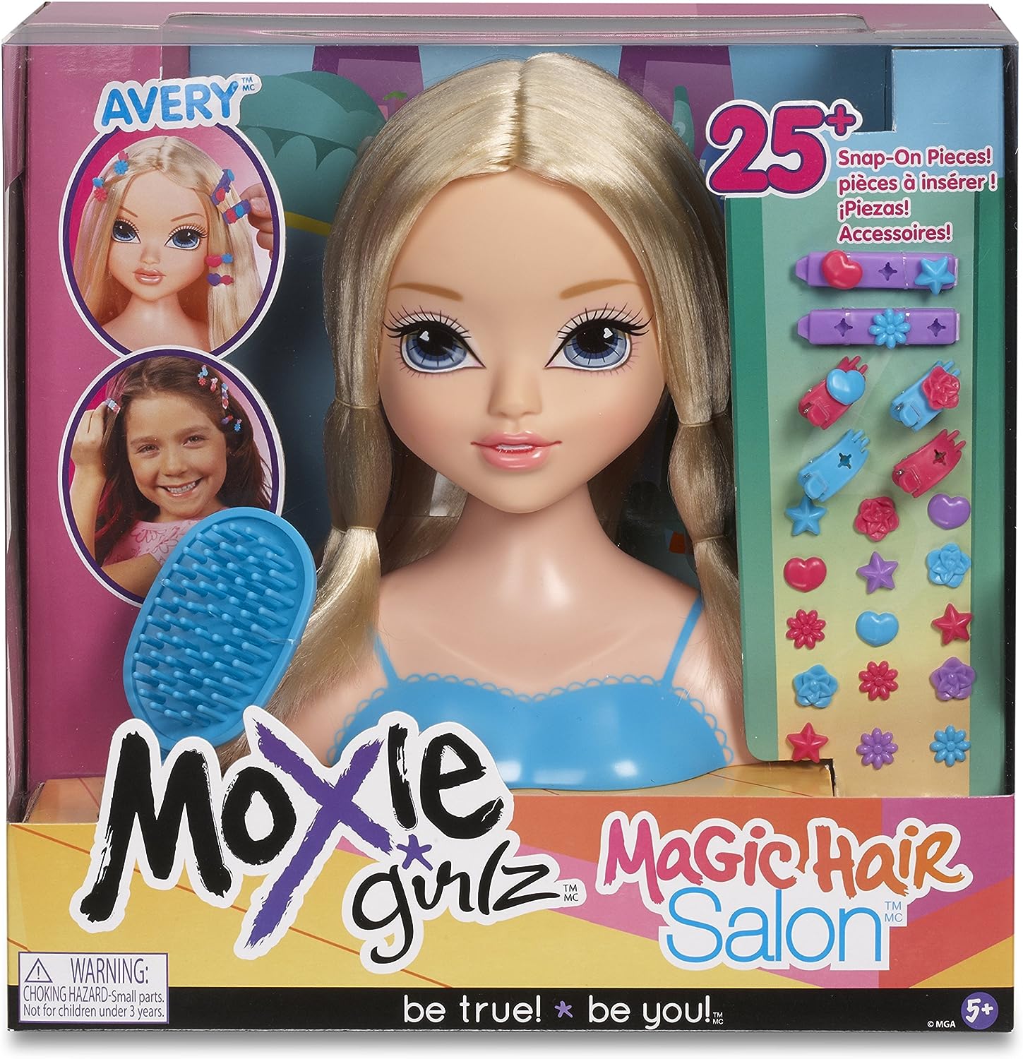 Moxie Girlz Magic Hair Salon Head Avery Version 2