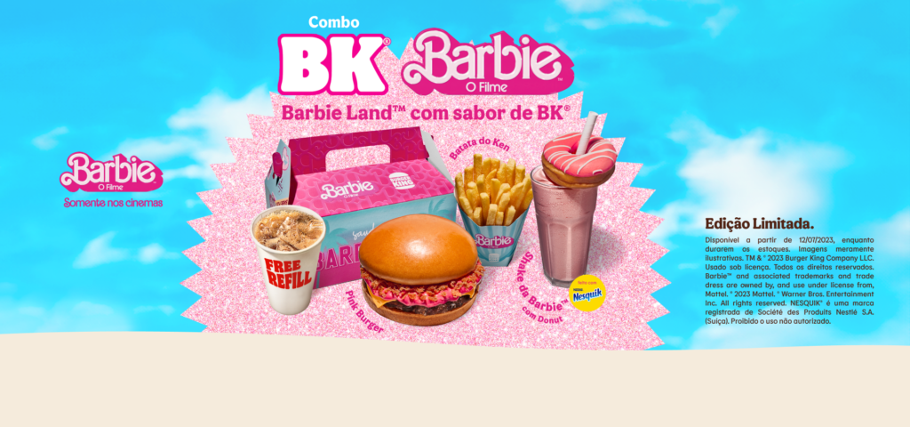 Barbie 2023 Barbie the Movie Burger King