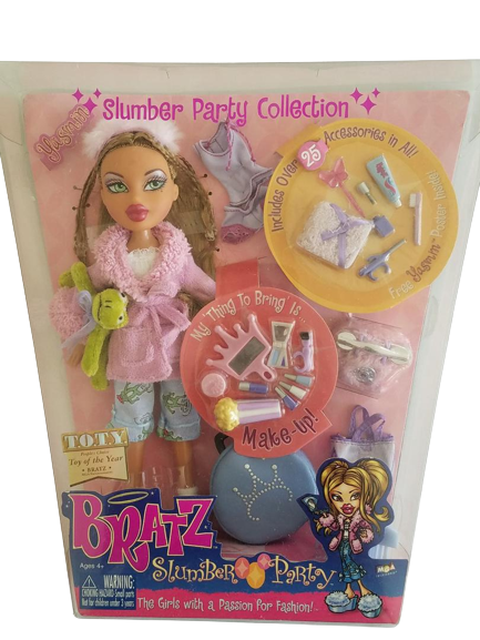 Bratz Slumber Party Doll Yasmin 1st Edition - close up