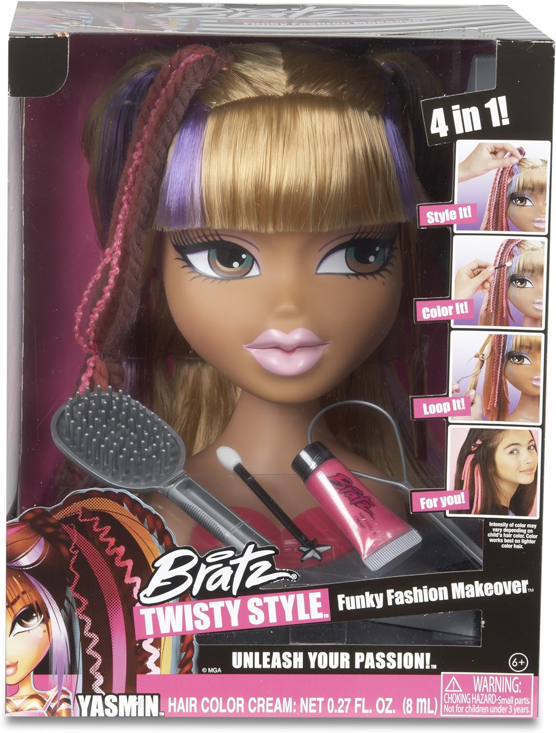 Bratz Funky Fashion Makeover Twisty Style Yasmin