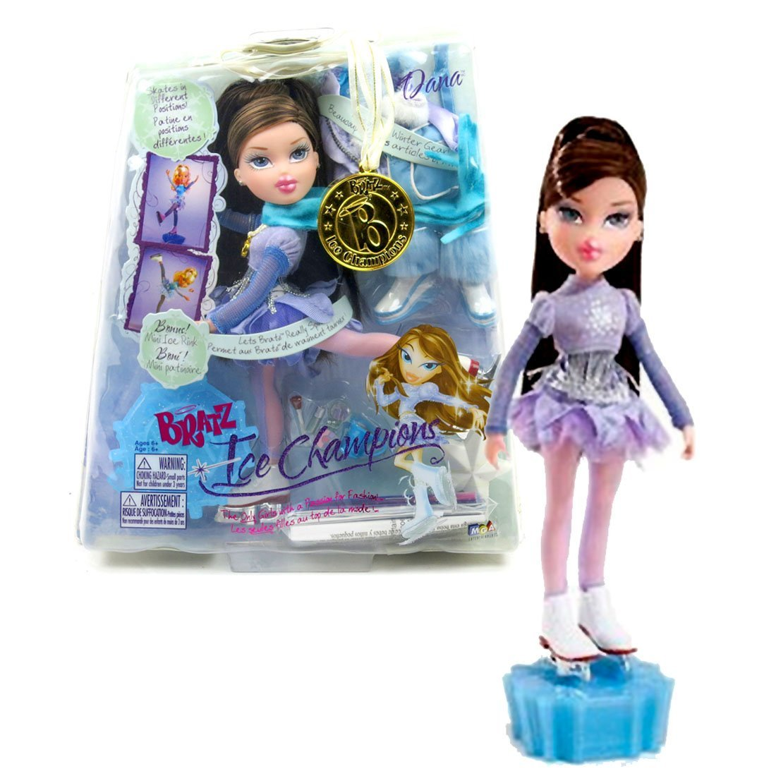 BRATZ ICE CHAMPIONS Dana Doll With Clothes Shoes & Accessories Skating  Winter £16.99 - PicClick UK