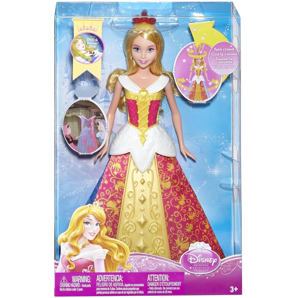 Disney Mattel Magic Dress Aurora