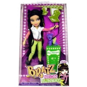 Bratz Neon Runway Jade with Black Hair -