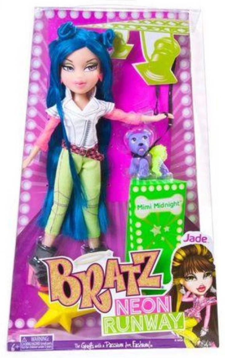 Bratz Neon Runway Jade with Blue Hair