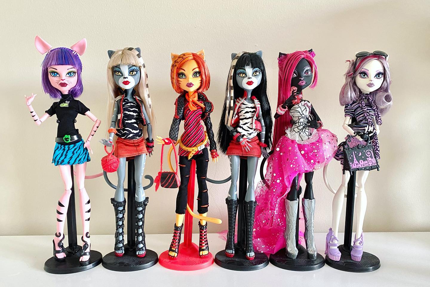 Every Monster High Werecat Character