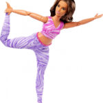 Barbie 2023 Made to Move Yoga Pink and Purple 