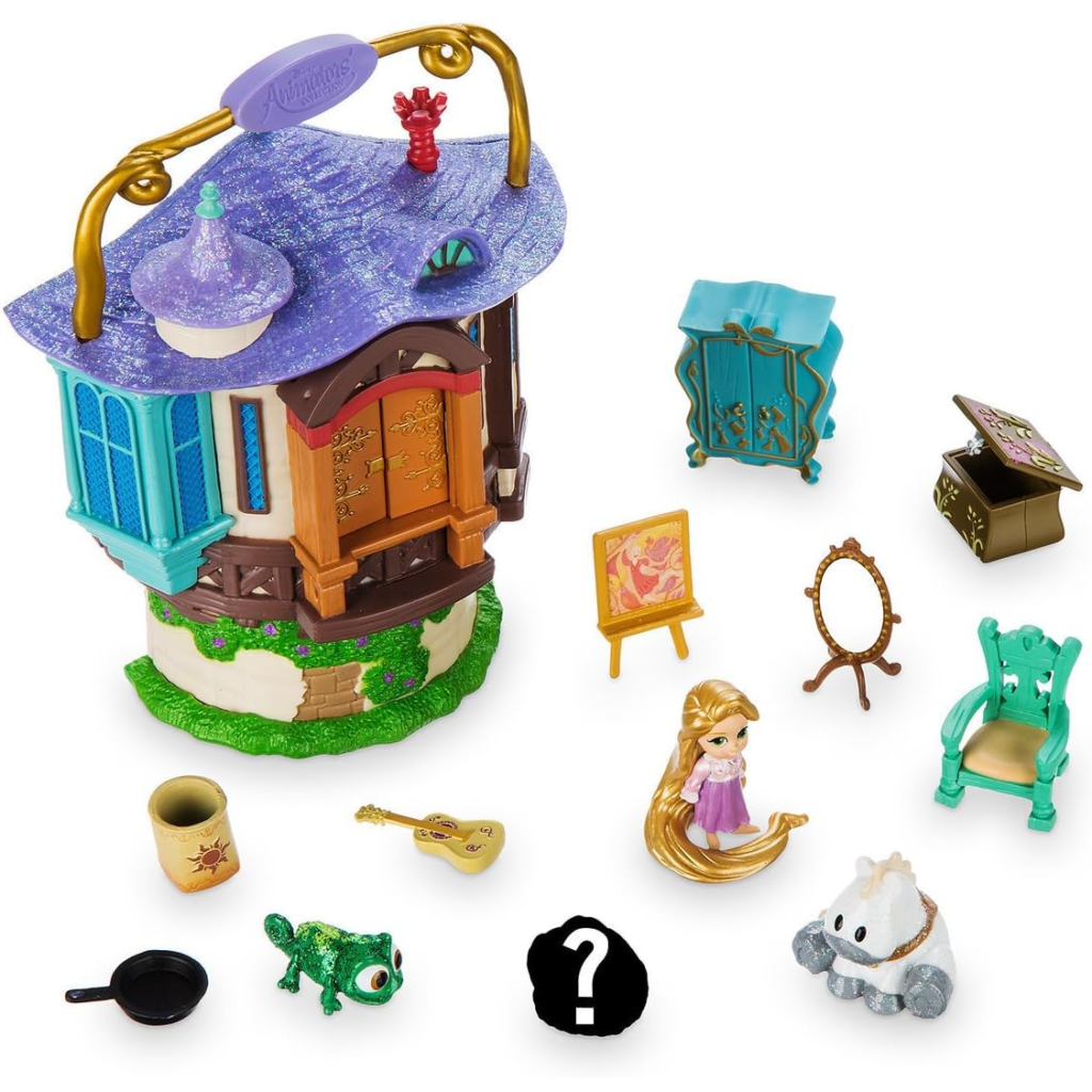 Disney Animators Collection Littles Rapunzel Micro Playset