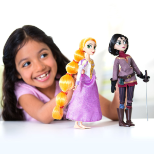 Disney Tangled the factory Series Cassandra and Rapunzel Coronation doll set