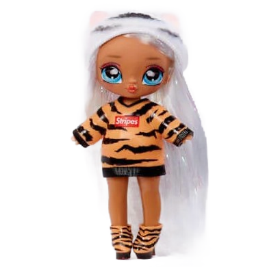 Na Na Na Surprise Bianca Bengal - Series 4 Fashion Doll & Plush Purse 2-in-1 Unboxing Toy - View #6