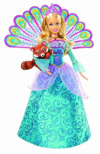 open lace back dress Barbie island princess Rosella with animal friends set 2007  collectible  dolls shop