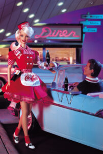 Barbie 1998 Coca-Cola Barbie as a Waitress -