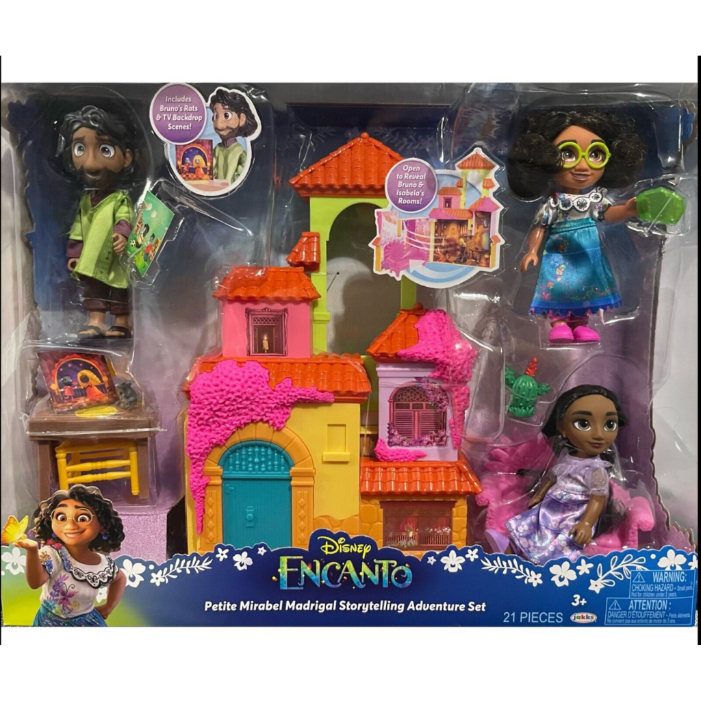 Disney Jakks Pacific Encanto Isabela Mirabel Bruno Story Set Petite ...