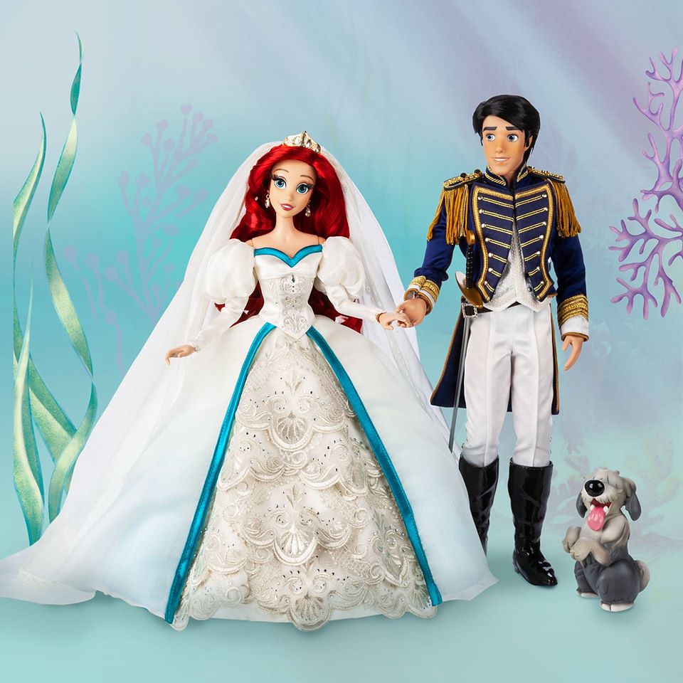 Disney Limited Edition Wedding Doll Set Ariel