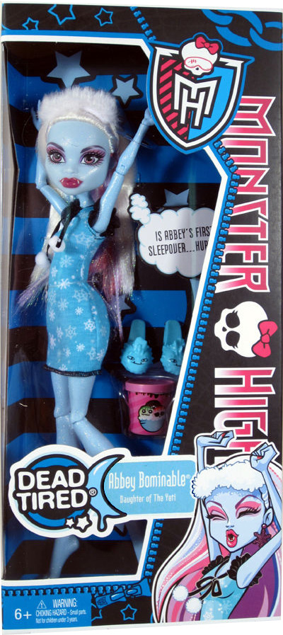 Monster High Generation 1 Dead Tired Abbey Bominable