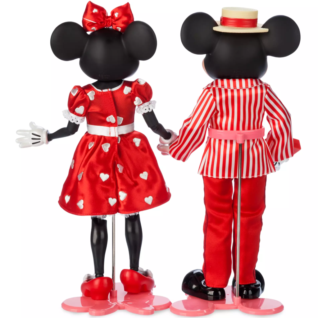 Disney Designer Collection Mickey Mouse 2024 Valentines Day Doll Set